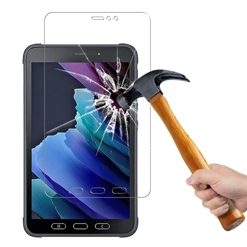 Kaca Tempered untuk Samsung Galaxy Tab Active 3 8.0 inci SM-T570 SM-T575 pelindung layar untuk Galaxy Tab Active3 lapisan pelindung