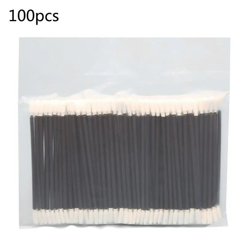100 Stück doppelköpfige Polyester-Tipps, Reinigungstupfer, staubfreier für Drucker