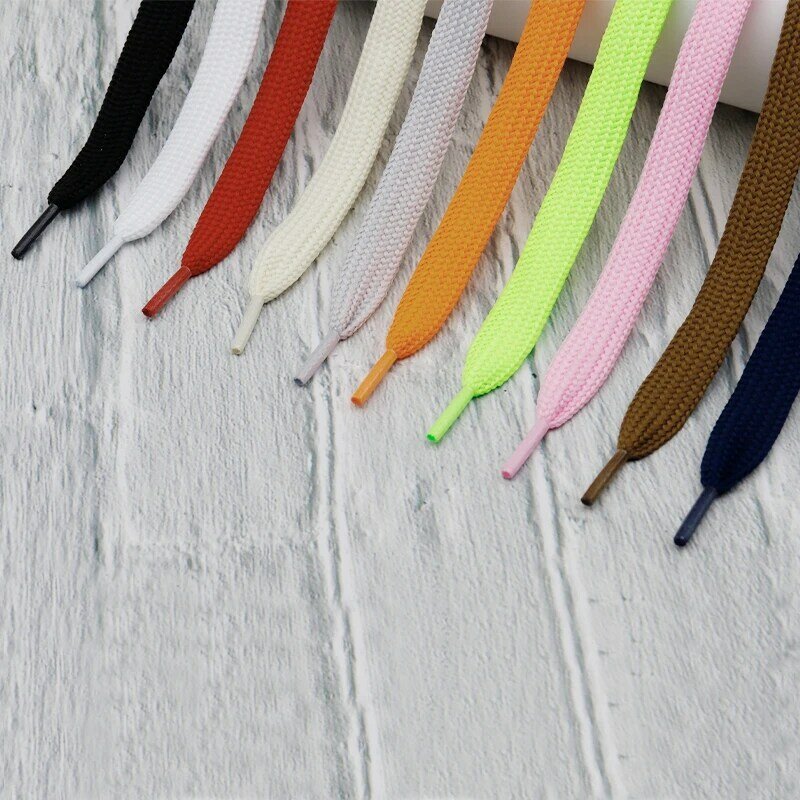 Coolstring-cordón grueso de poliéster de doble capa para botas de lona para adultos, cinta de 120-180Cm de ancho, Color sólido, 18MM