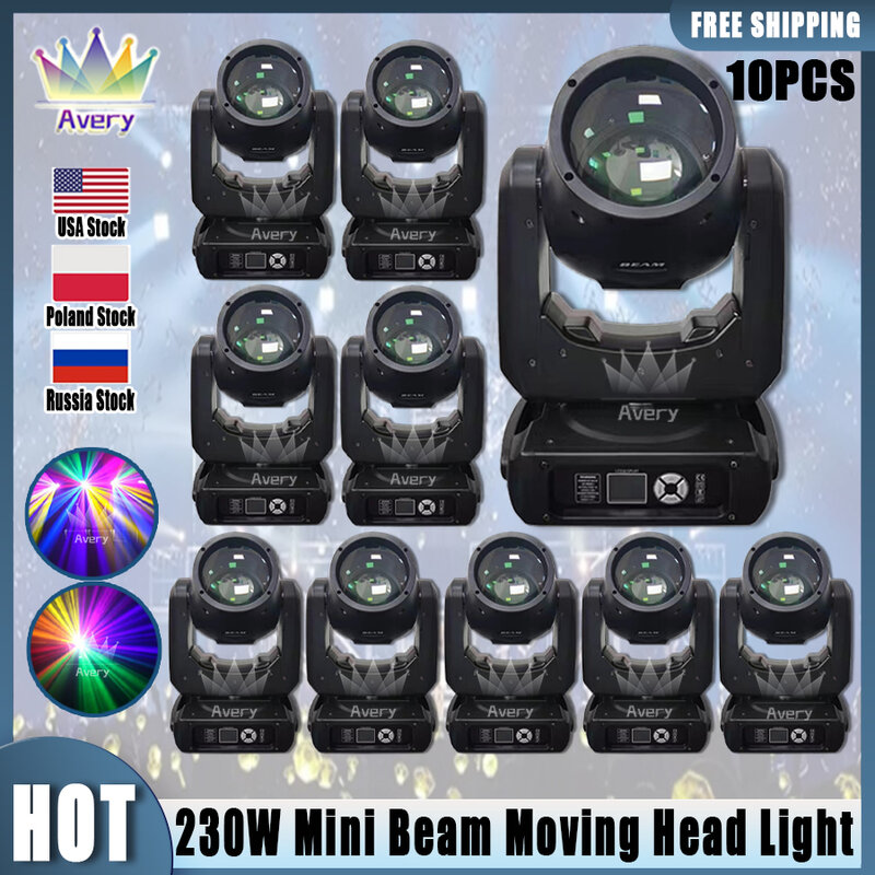 0 Tax 10Pcs Mini Sharpy 7r Beam 230W Beam Lyre 7R Moving Head Light Beam 7r Sharpy 230 Stage Lights 230W 7R Beam