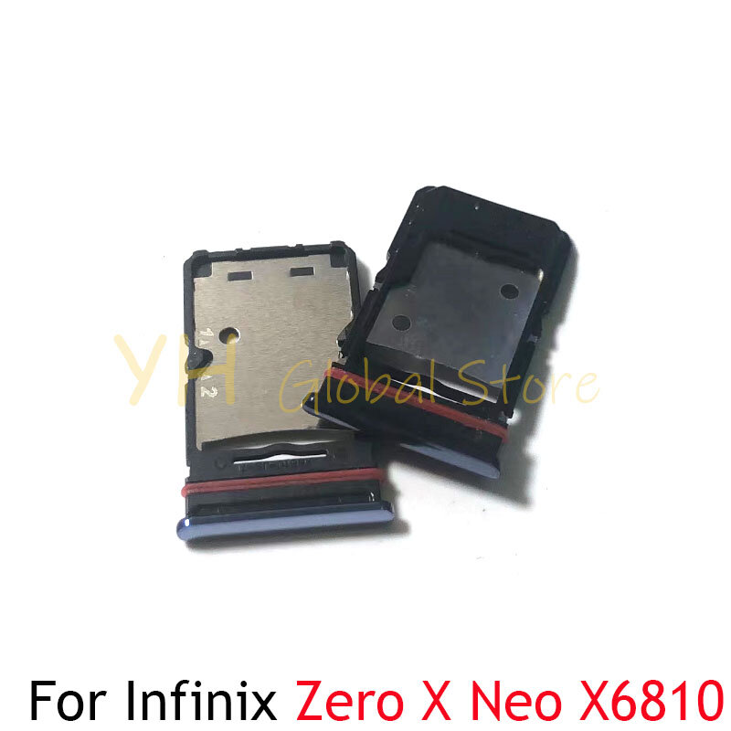 For Infinix Zero 20 30 X Neo X6810 X6821 X6731 Sim Card Slot Tray Holder Sim Card Repair Parts