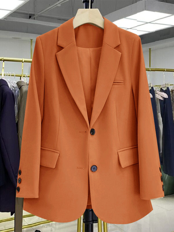 Blazer à fouet décontracté pour femme, vestes roses, manteau pour femme, version coréenne, petit adt, design imbibé