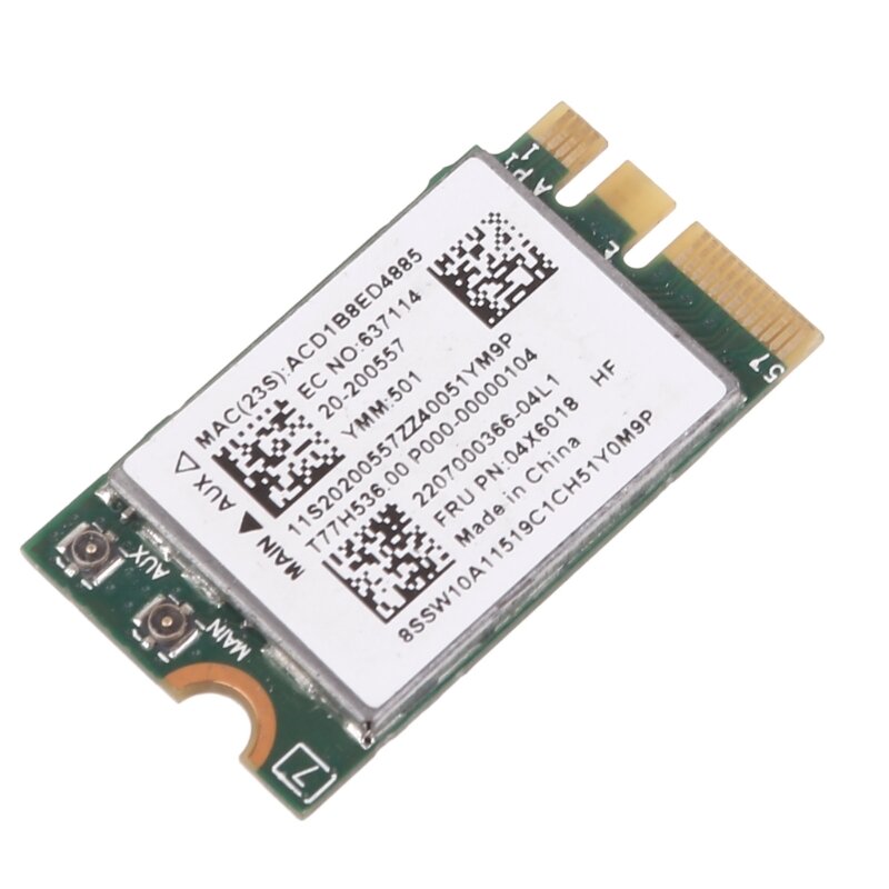 Jednopasmowa karta sieci bezprzewodowej BT4.0 M.2 NGFF 2,4 GHz dla BCM943142Y