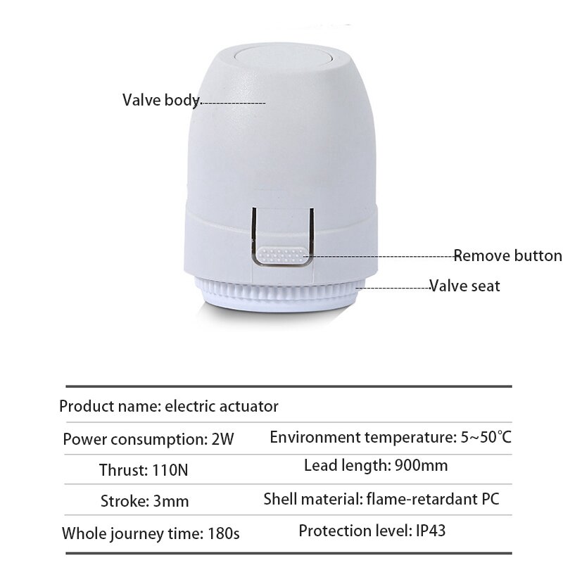 Лидер продаж, 2X нагревательный клапан для пола, NC, AC 230 В, электрический тепловой привод, коллектор для теплого пола, термостат