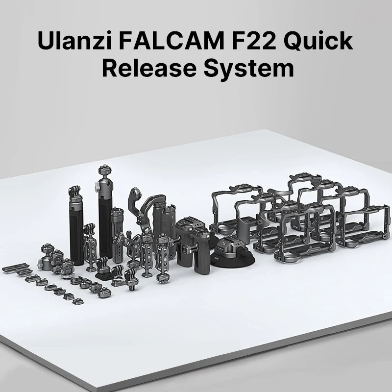 مشبك لوحة التحرير السريع من Ulanzi-FALCAM F22 ، محول ثلاثي القوائم لكاميرا DSLR Gopro ، لوحة تثبيت ، ملحقات عدة التبديل السريع