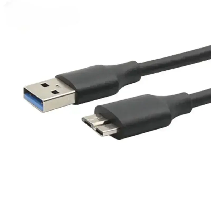 Kabel adaptor kecepatan tinggi, konverter kabel USB 3.0, kecepatan tinggi, tipe A Male ke USB 3.0 Micro B Male, untuk Hard Drive Disk HDD