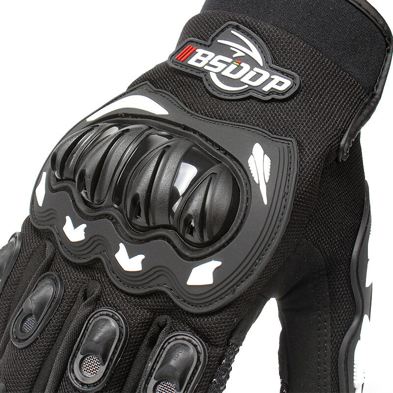 Luvas da motocicleta do verão respirável dedo cheio guantes luvas esportes ao ar livre proteção à prova dwaterproof água corrida equitação acessórios