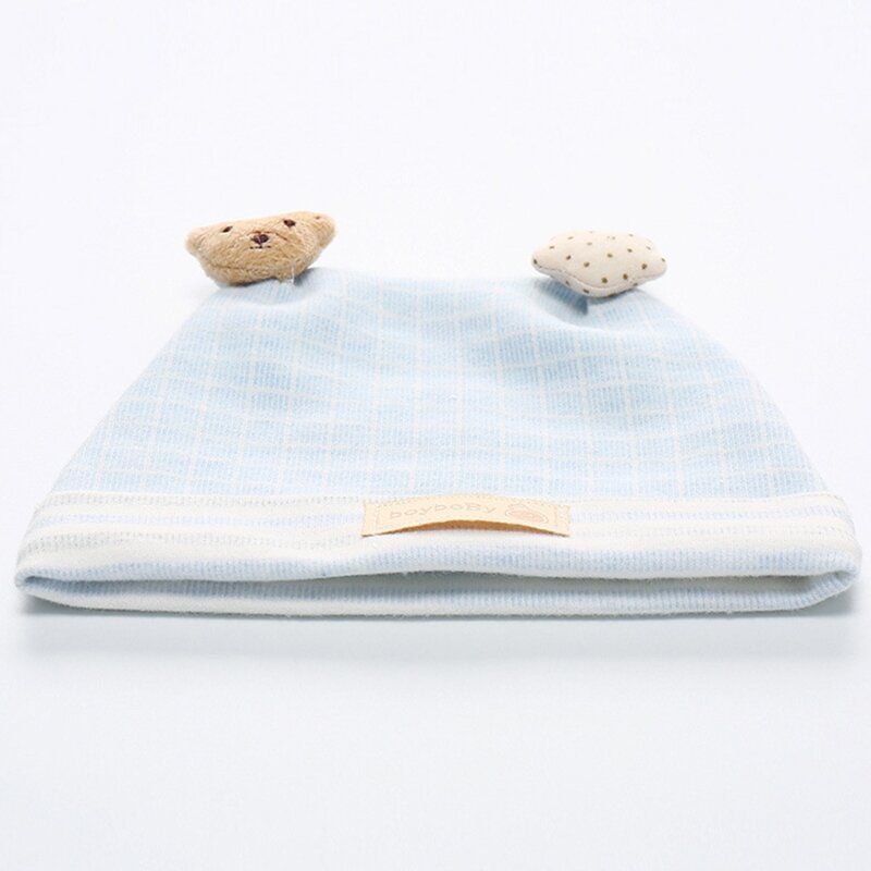 Весенне-летняя детская тюрбан из мягкой хлопковой шапочки-бини, шапка для сна для маленьких мальчиков и девочек
