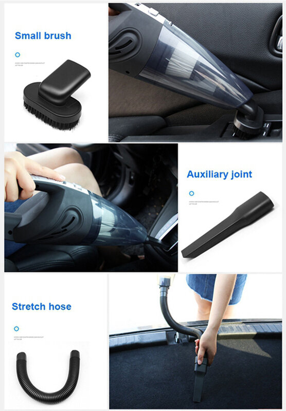 Wireless Vacuum Cleaner Powerful Cyclone Suction Rechargeable Handheld Vacuum Cleaner Quick Charge for Car Home Pet Hair