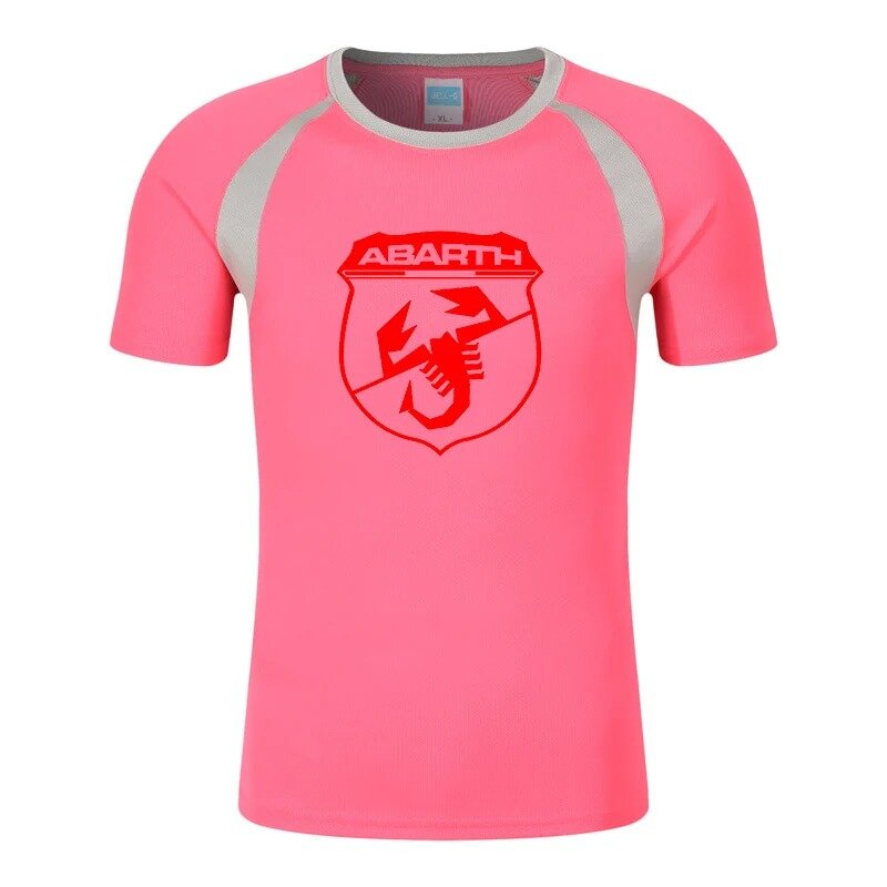 2024 Abarth Men Summer Printing New Eight-Color Short Sleeve Comfortable Breathable Round Neck T Shirt Tops Clothing