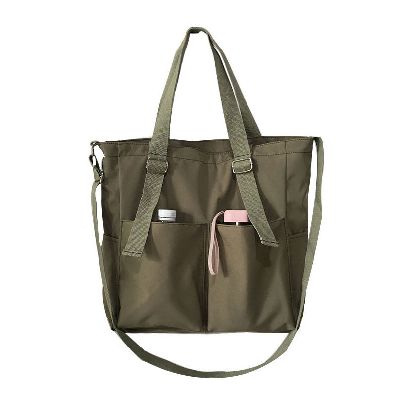 Mijia – sac en toile étanche de grande capacité pour femmes, sacoche d'étudiant coréen, Harajuku, japonais, à une épaule, grand fourre-tout