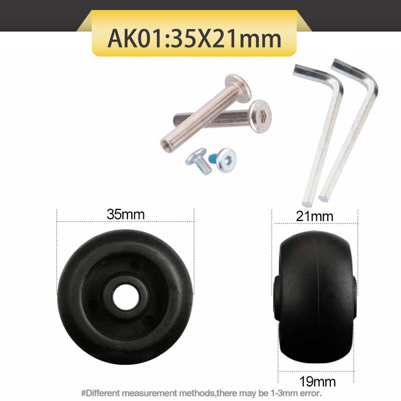 Suitcase Carrying Wheels Are Used to Replace The Supporting Wheels Suitcase Wheels Luggage Accessories Wear-Resistant Pulleys