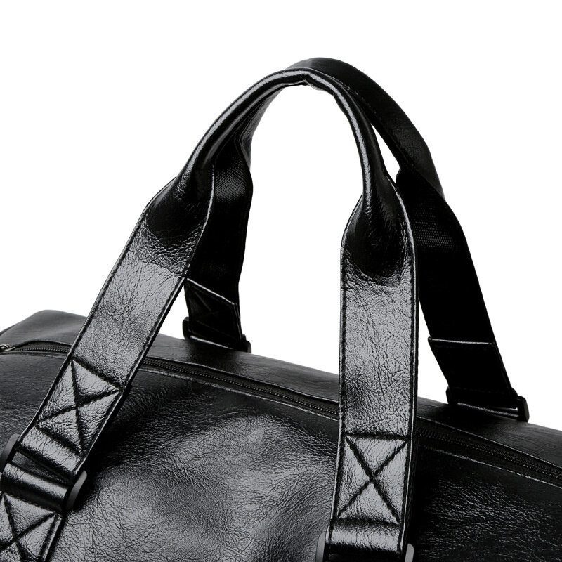 Bolsa de viaje plegable para hombre y mujer, bolsa de lona con compartimiento para zapatos, resistente al agua y a las roturas, 65L