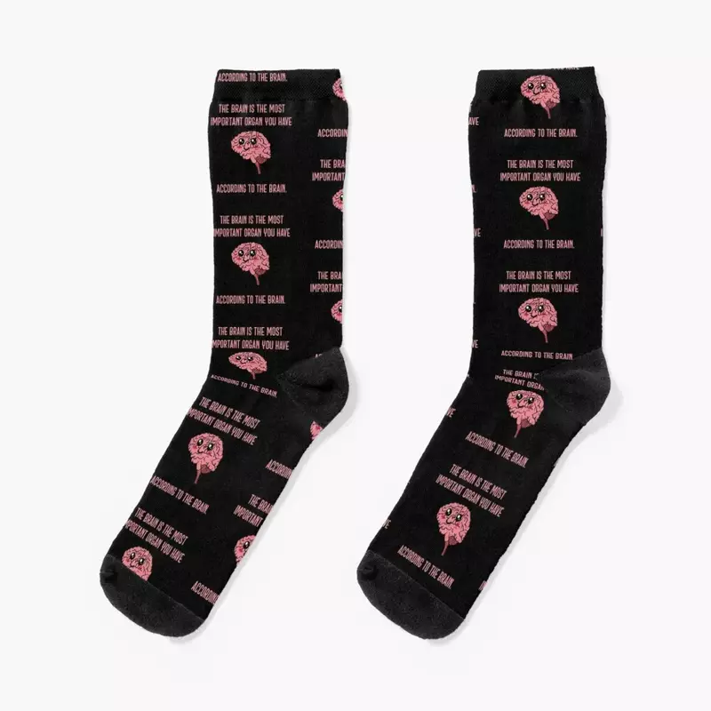 According to the brain Socks gifts Non-slip ankle Boy Child Socks Women's