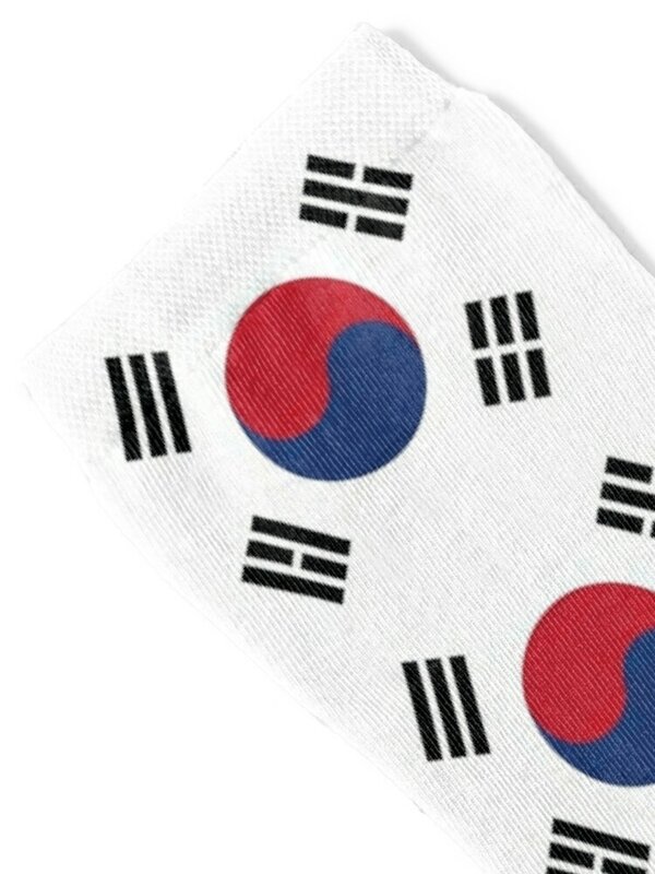 Маленькая Классическая футболка с флагом Южной Кореи, мужские хлопковые высококачественные незаменимые носки кроссфита для женщин и мужчин