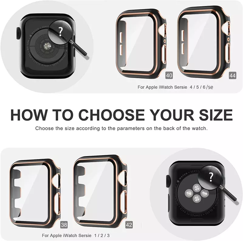 Funda milanesa + Correa para Apple Watch, Correa de reloj para Iwatch Series 9, 8, 7, 6, SE, 5, 4, 49MM, 41mm, 40mm, 44mm, 42mm, 38mm, 45mm