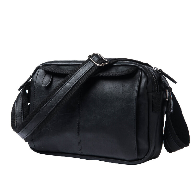 Fashion Men's Business Messenger Bags High Quality PU Shopping Crossbody Bag for Male Casual Travel Multi-pockets Shoulder