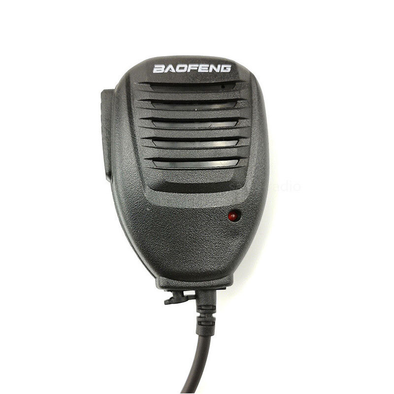 Baofeng-Microfone Original PTT Mic Speaker, UV-9R Plus, UV-XR, BF-9700, UV-S22 Pro, Impermeável, Ombro, Walkie Talkie, 10pcs