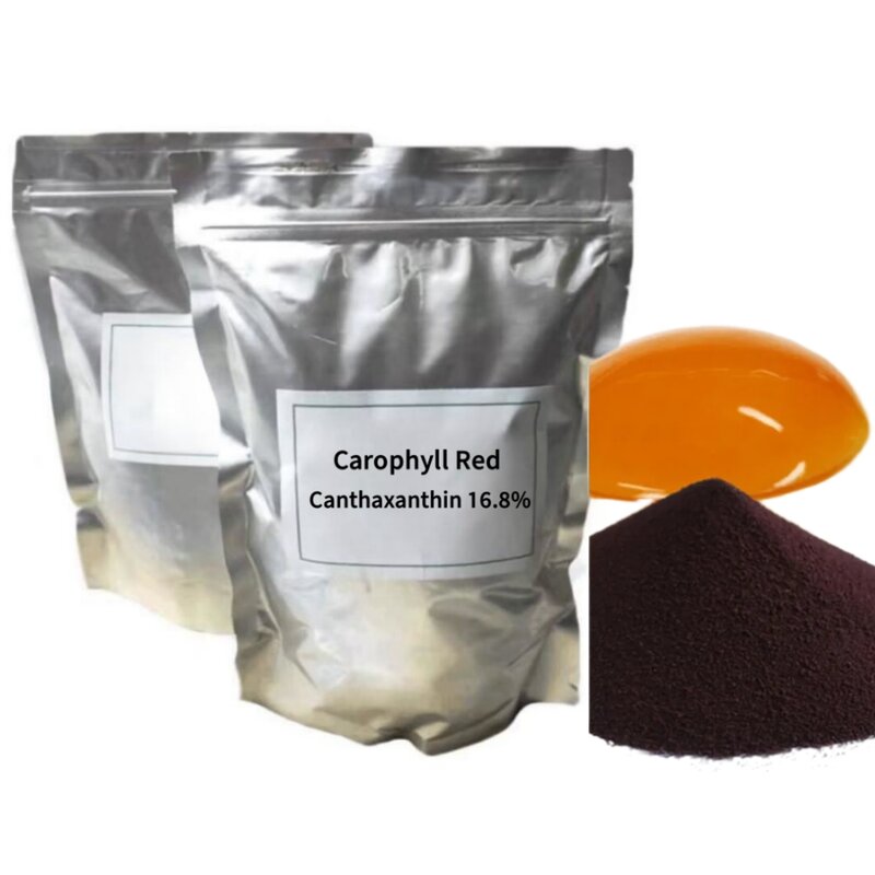 Red Canthaxanthin Chicken Feed Additives, Duck Fish Feed Additives, Animal, Carofila, 16,8%