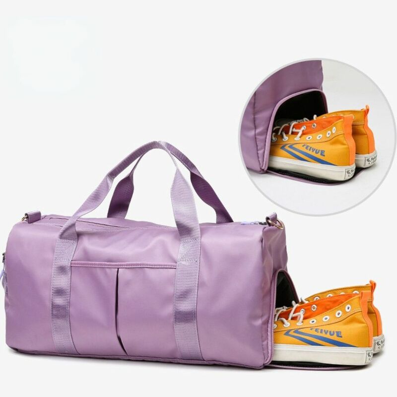 Shoulder Bag Shoe Clothing Large Capacity Dry Wet Separation Hand Travel Bag Cross Body Sport Bag Yoga Gym Bag Storage Bag