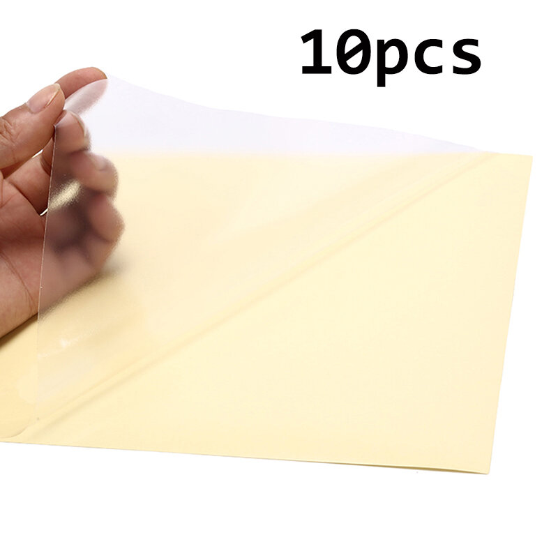 10 Sheets A4 Self Adhesive Sticker Label Matte Surface Paper Sheet for Laser Printer Copier Craft Paper