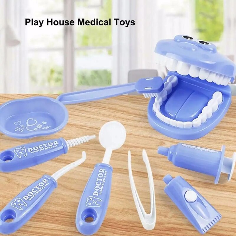 Детская развивающая ролевая игра, игрушка-врач, Обучающие игрушки, дети, ролевая игра, стоматолог, проверка зубов, набор моделей