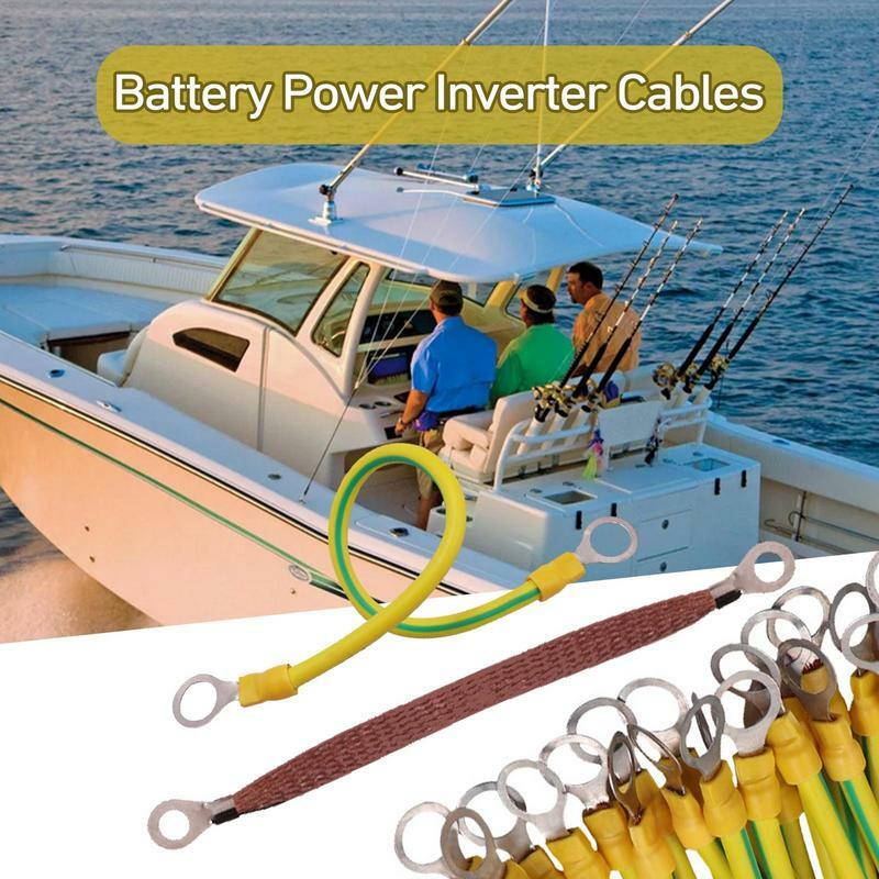 Cable inversor de corriente automotriz, Cable de cobre puro inversor, suministros de conexión de aislamiento para batería marina, Cable Solar