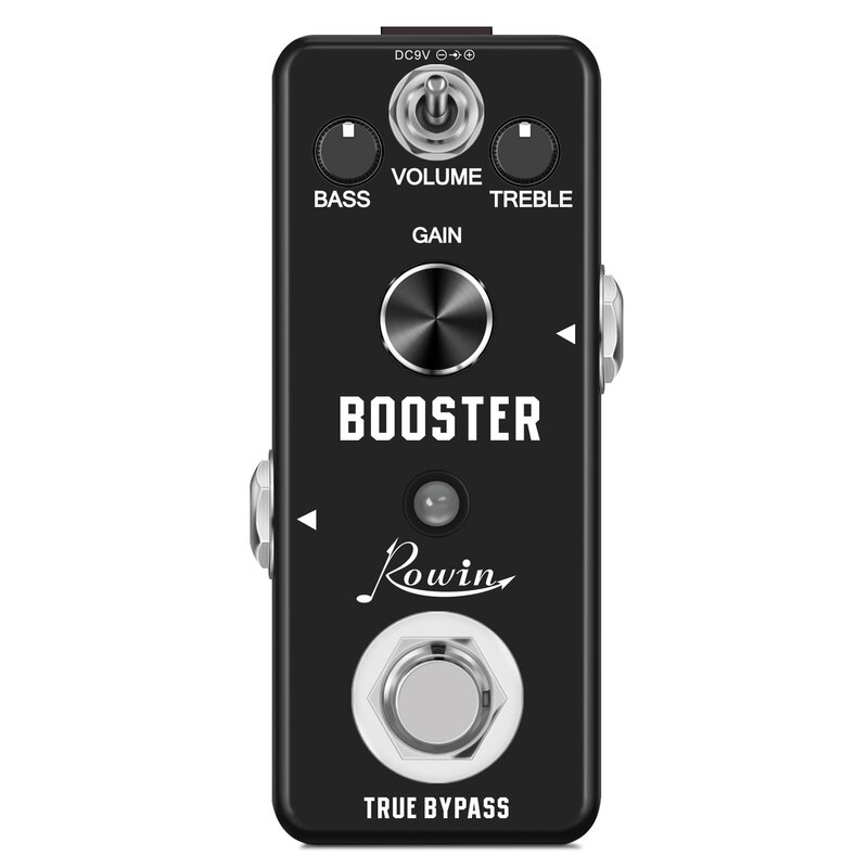 Rowin LEF-318 Guitar Booster Pedal Pure Boost Effect Pedals Analog Pure Signal Amplification Sound Encouraging
