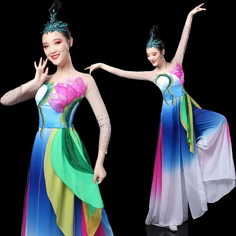 Costume da ballo popolare cinese per le donne classic dance performance festival abbigliamento carnevale cosplay danza di capodanno
