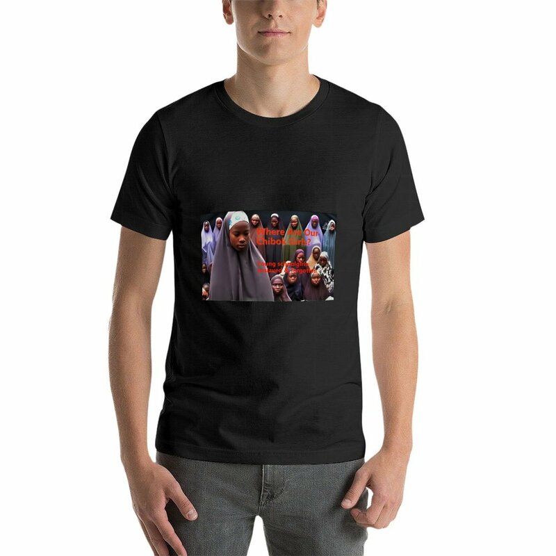 치복 소녀 티셔츠, 플러스 사이즈 상의, 재미있는 남성 티셔츠