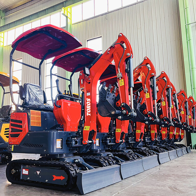 Wholesale Manufacturer CE/EPA 1 Ton 1.2 Ton Mini Excavator Customizable Excavator Agricultural Machinery 1000kg Mini Excavator