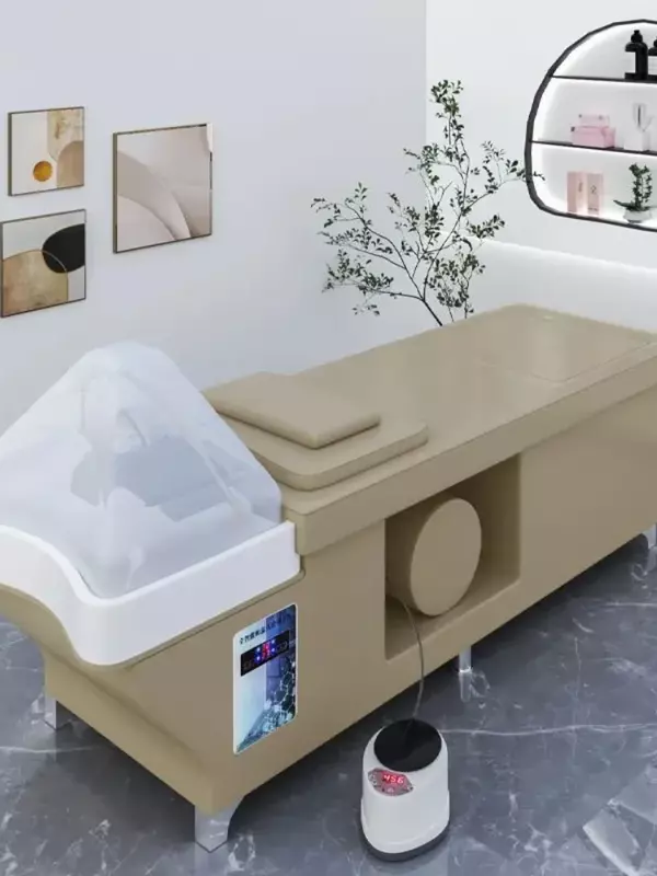 Portable Hair Washing Bed Stylist Water Circulation Water Storage Shampoo Sink Chair  Behandelstoel  Furniture MQ50SC