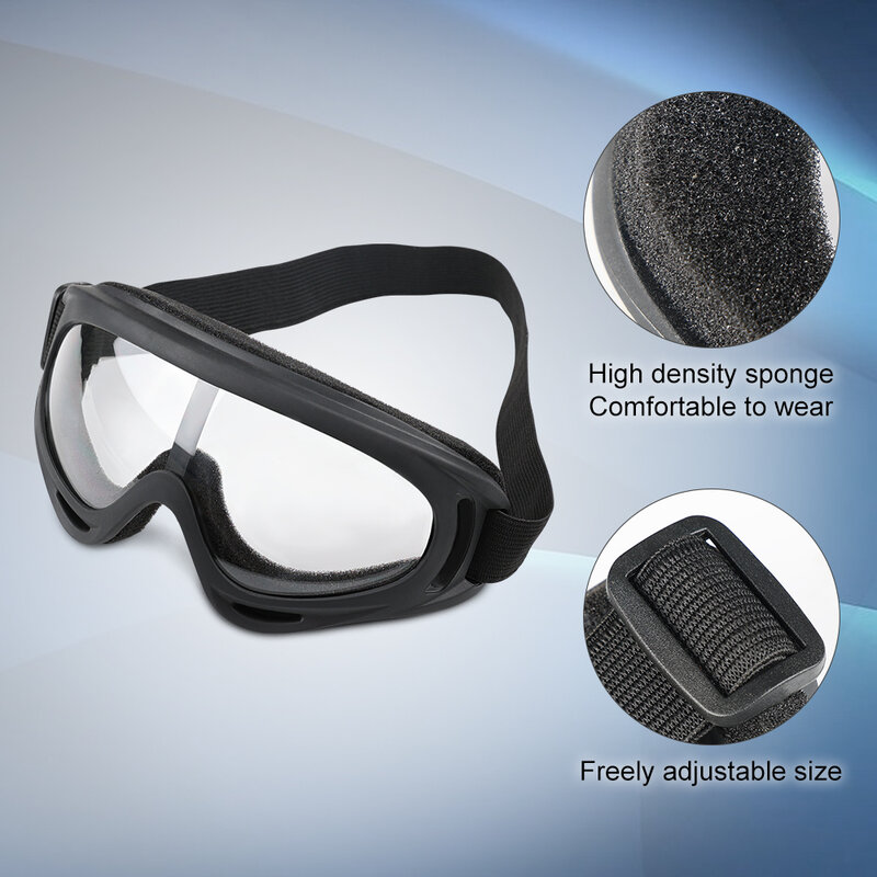 Gafas de ciclismo para motocicleta, gafas de seguridad a prueba de viento, gafas de Motocross Anti Uv, gafas de esquí deportivas