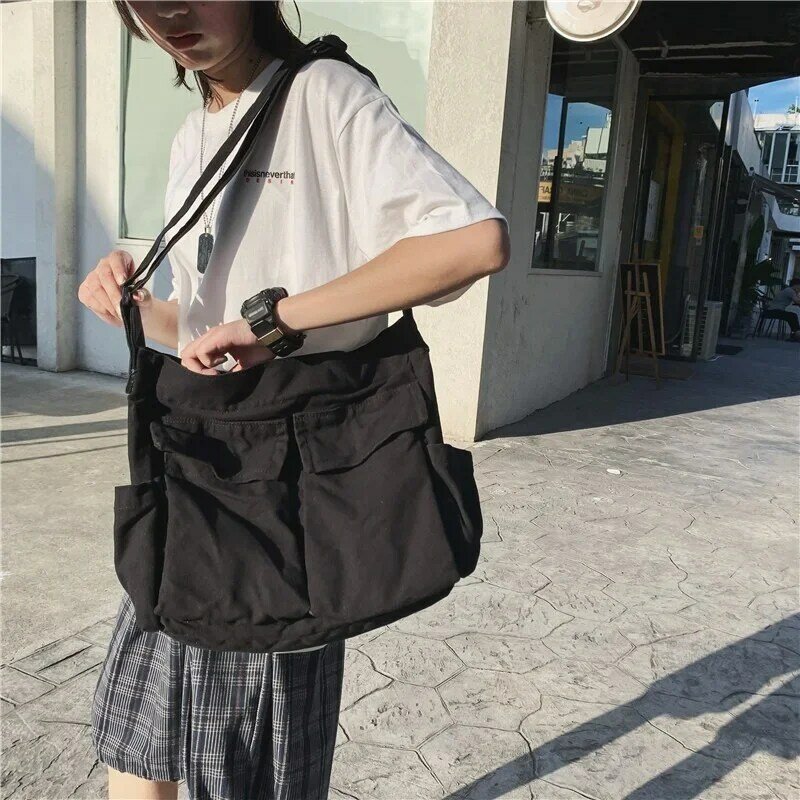 2024 torebka dziewczęca płócienne torby na ramię nastolatka nastoletnie damskie torby kurierskie damskie torba na co dzień nastoletnia torebka torba na ramię