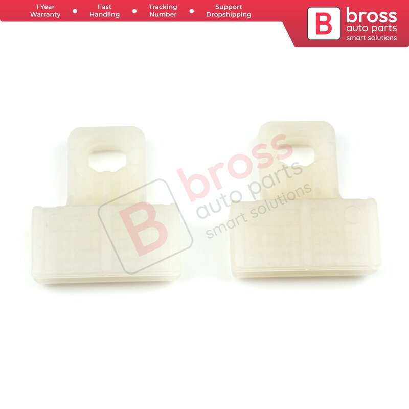 Bross Auto Parts BWR5050 2 Buah Listrik Jendela Regulator Kaca Channel Slider Ikat Klip Konektor Kapal Dari Turki