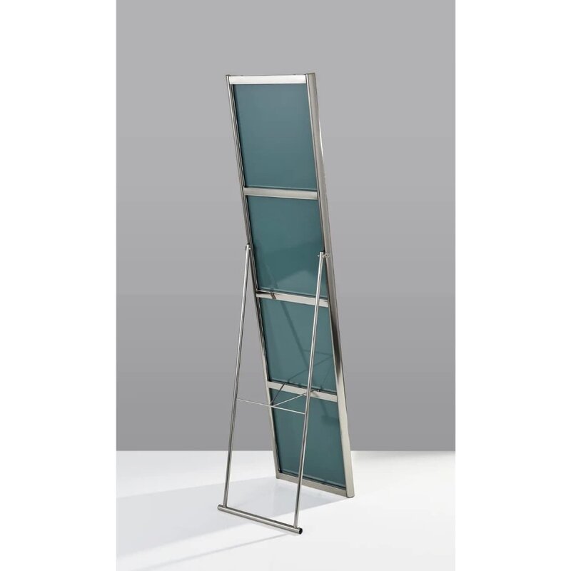 Full body mirror,minimalist modern full-length mirror,satin steel folding frame,suitable for floor to ceiling mirrors in bedroom