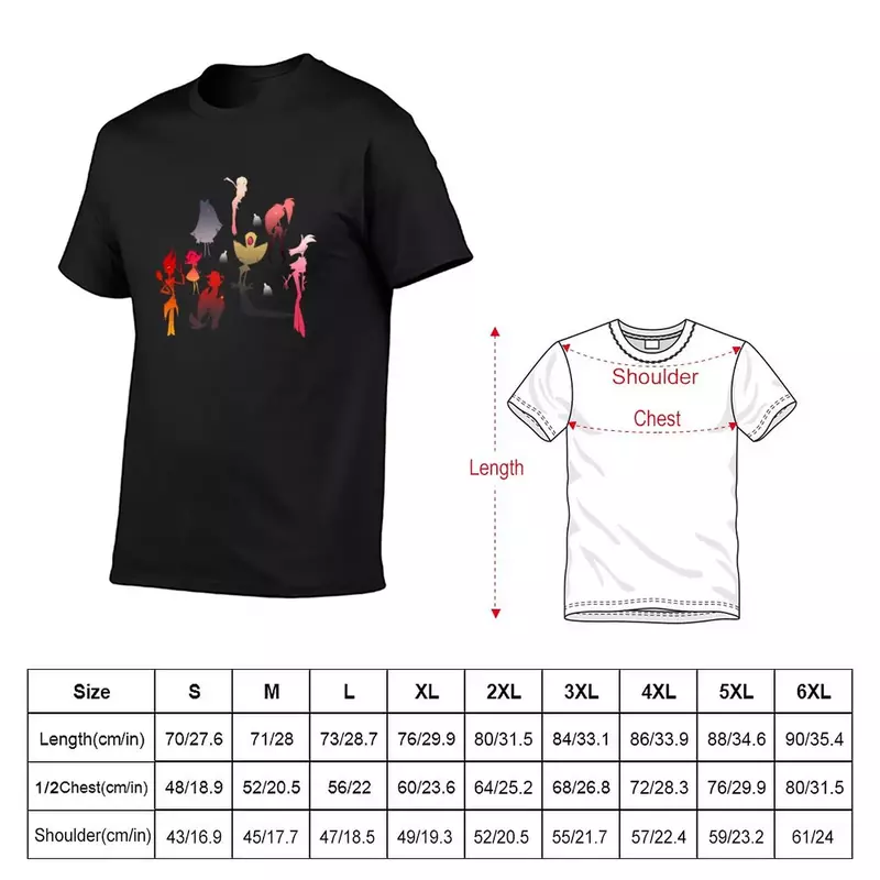 Hazbin T-Shirt customizeds blanks oversizeds heavyweight t shirts for men