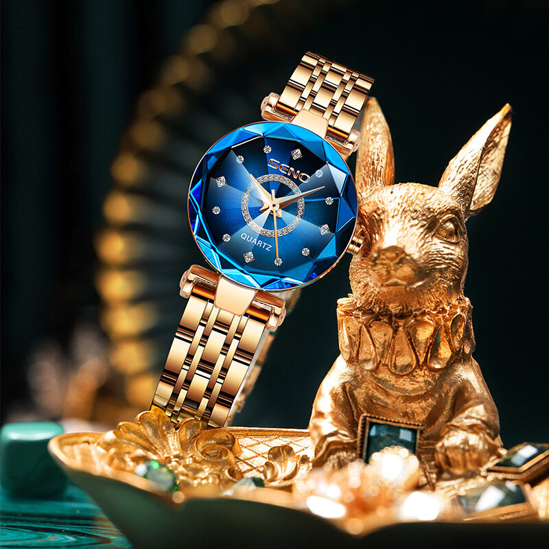นาฬิกาควอตซ์สำหรับสุภาพสตรีแบรนด์หรู relogio feminino สำหรับผู้หญิง montre reloj mujer zegarek damski dropipping