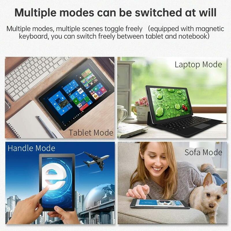 Ezpad 7 tablet pc windows 10, 10.1 polegadas, 4gb de ram, 64gb de rom, x5-z8350, quad core, câmera dupla, wi-fi, micro