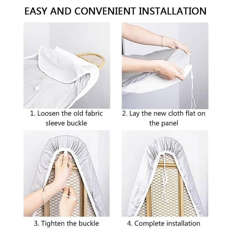 Cotton Ironing Board Cover Blanket Pad Scorch Resistant Thick Padding Stain Resistant Ironing Board Padded Cover Cleaning Tools