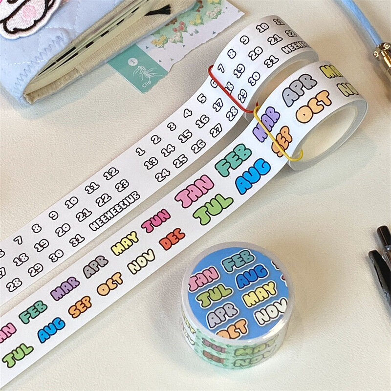 MINKYS Kawaii 3M DIY stiker tenda tangan, stiker dekorasi kartun hewan simbol Kpop, stiker alat tulis sekolah kartun lucu