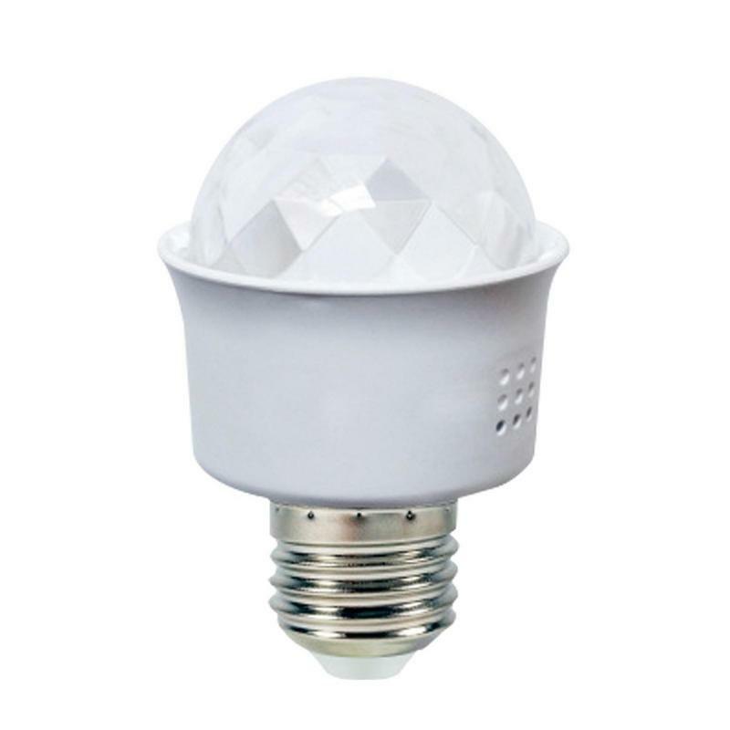 Kula LED żarówka oświetlenie dyskotekowe LED lampa stroboskopowa żarówka obrotowa wielokrotnego użytku RGB Multi zmiana koloru żarówek imprezowych do dyskotek