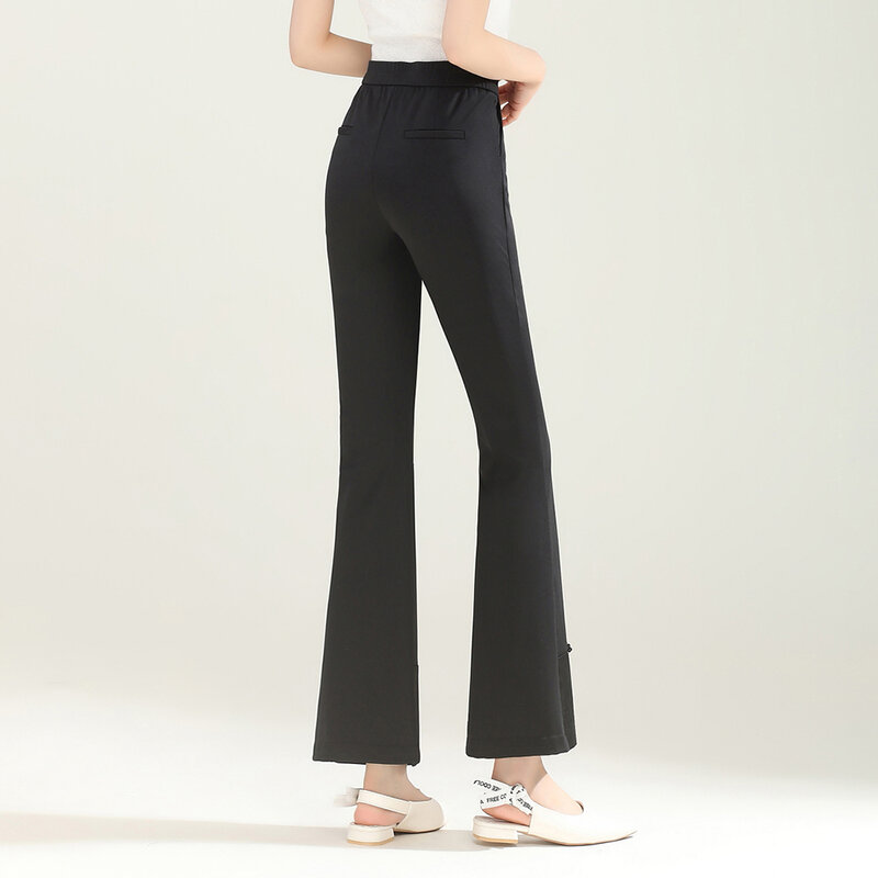 2024 Korean version of spring summer women's fishtail pants fashion light and breathable trend Women's pants pant sets luxury