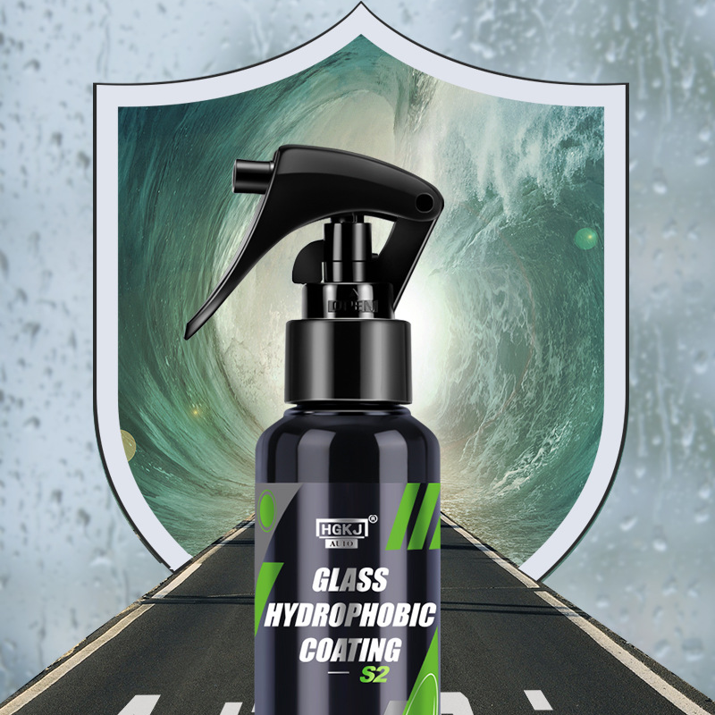 Anti-Rain for Cars Glass Water Repellent Spray Long Lasting Ceramic  Windshield Nano Hydrophobic Protection Coating HGKJ S2