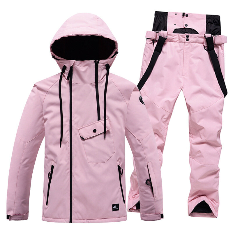 Veste et pantalon de ski imperméables coupe-vent, manteau de neige, vêtements de ski trempés, hiver, 506