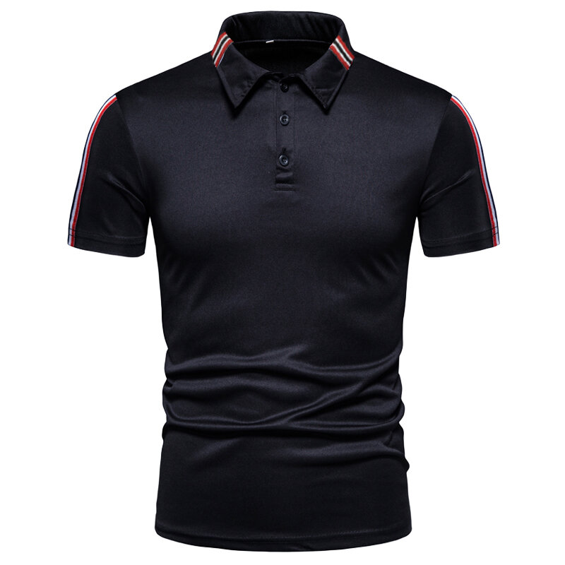 Hddhdhh Marken druck Herren Polos hirt Druck Kurzarm tägliche Tops Basic Streetwear Golf Shirt Kragen Geschäft