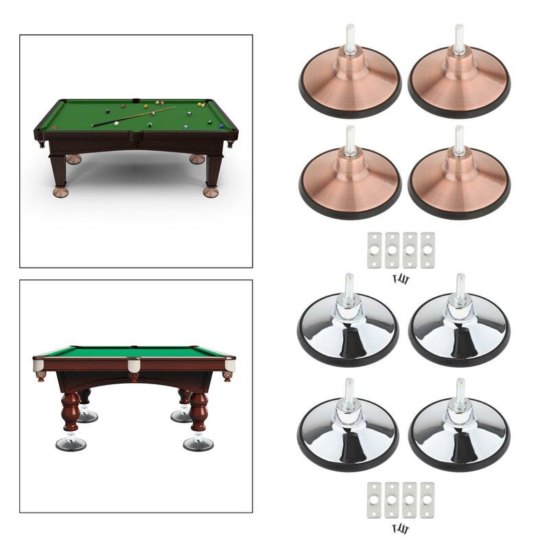 4Pcs Billiard Pool Table Leg Levelers Leveling Feets Game Table Leg Levelers