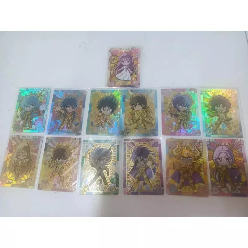 Карта памяти Kayou Gold Saint Seiya Athena SE Poseidon BP Card UR QR полный комплект, коллекционная карточка для мальчиков, Рождественский подарок на день рождения, игрушка