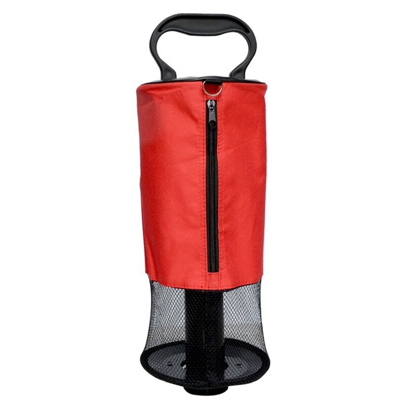 Elos-Rits Golfbal Pick-Up Shag Tas Voor Maximaal 60 Ballen Handige Pocket Tees Pick-Up Bal Opslag Golf Picking Tube