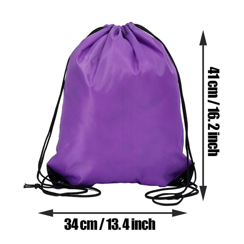 Drawstring Backpack Sack Sports Gym Bag Drawstring Bag String Bag Sackpack Casual Day Pack for Yoga Swimming Beach Tote Camping